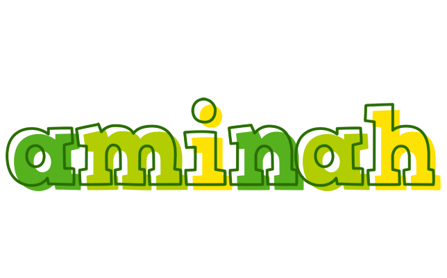 Aminah juice logo