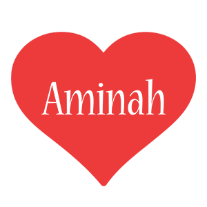 Aminah love logo