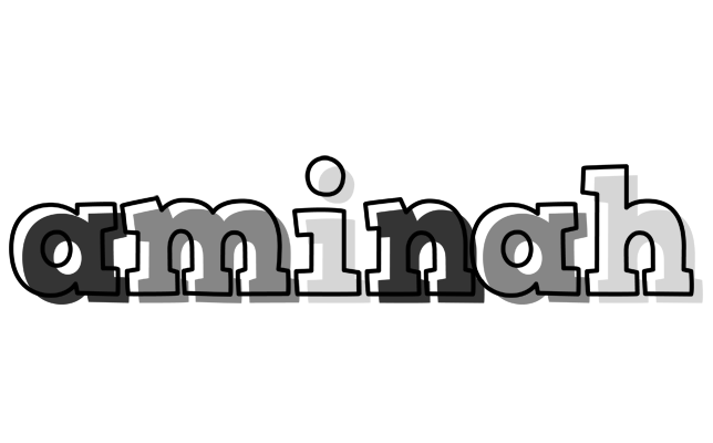 Aminah night logo