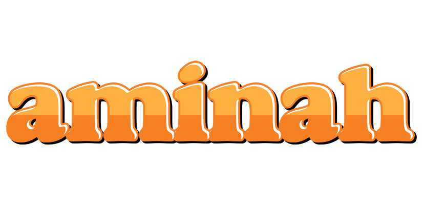 Aminah orange logo