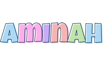 Aminah pastel logo