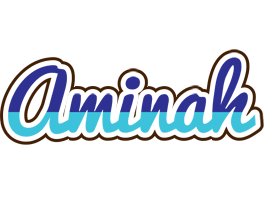 Aminah raining logo