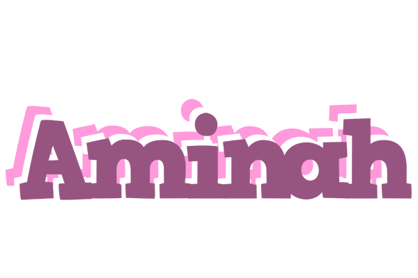 Aminah relaxing logo