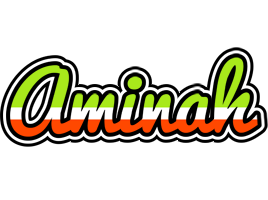 Aminah superfun logo