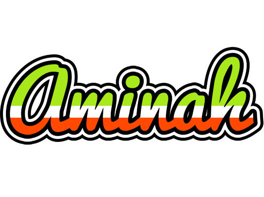 Aminah superfun logo