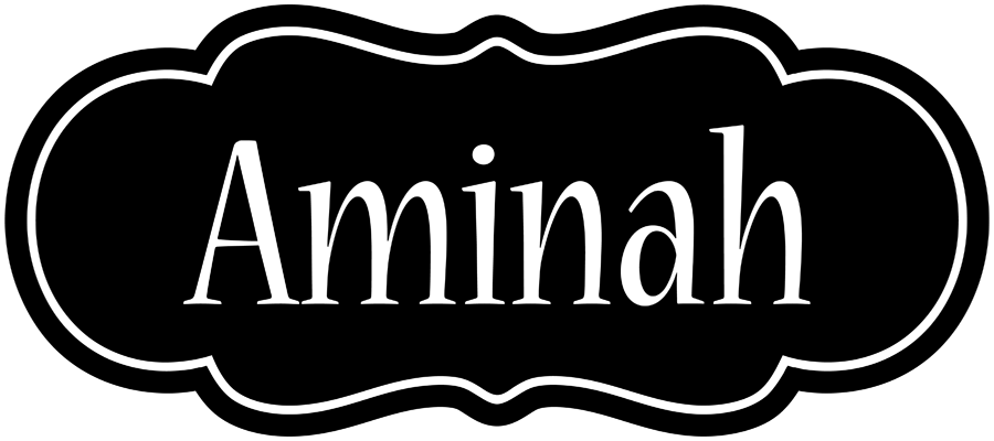 Aminah welcome logo