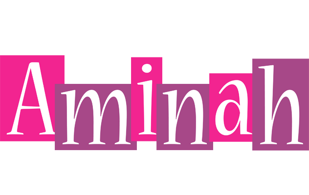 Aminah whine logo