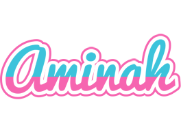 Aminah woman logo