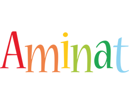 Aminat birthday logo