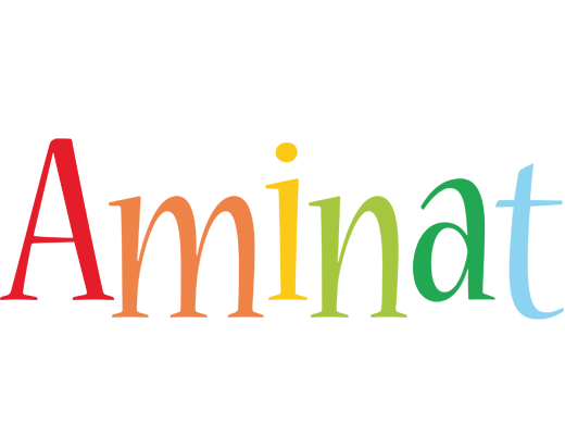 Aminat birthday logo