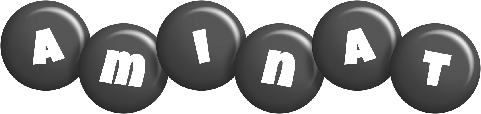 Aminat candy-black logo
