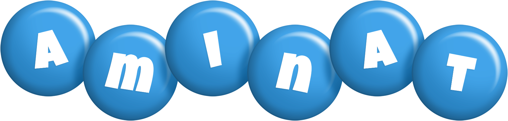 Aminat candy-blue logo