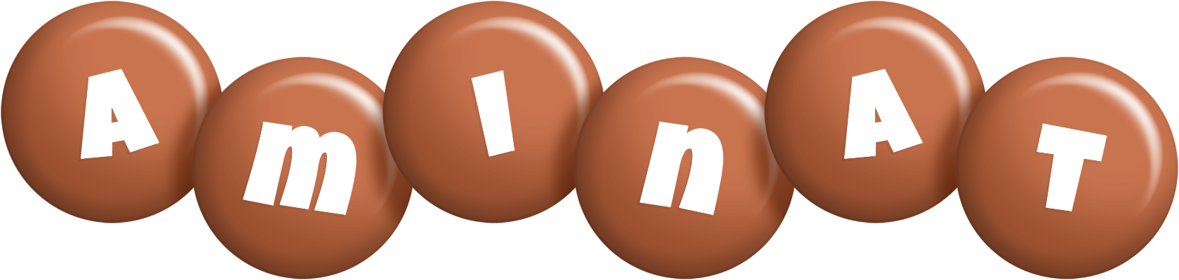 Aminat candy-brown logo