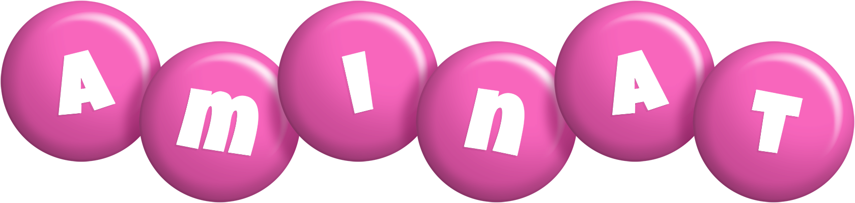Aminat candy-pink logo