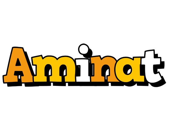 Aminat cartoon logo