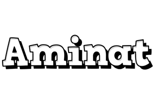 Aminat snowing logo