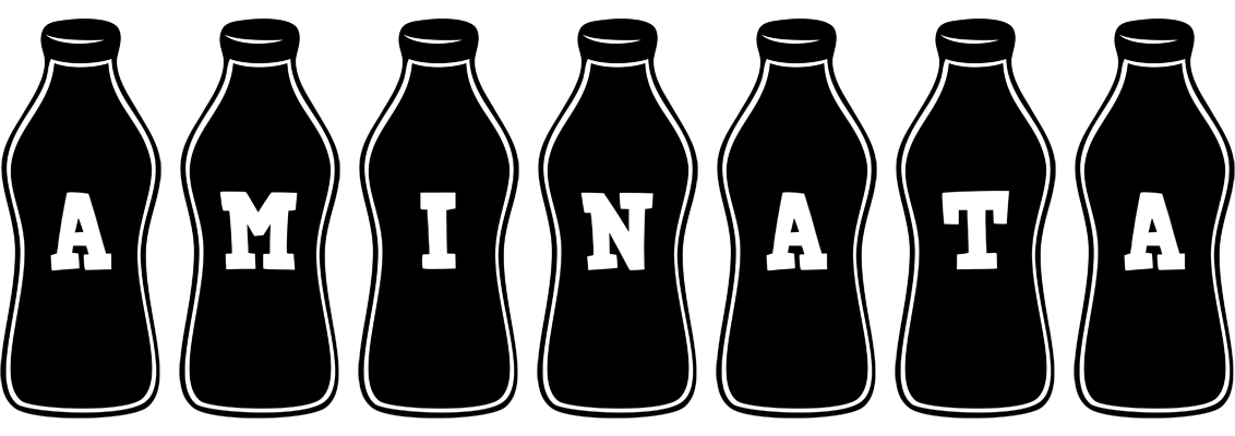 Aminata bottle logo