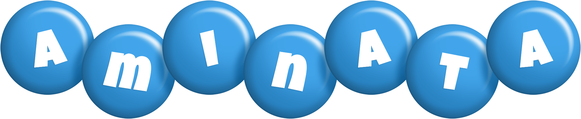 Aminata candy-blue logo