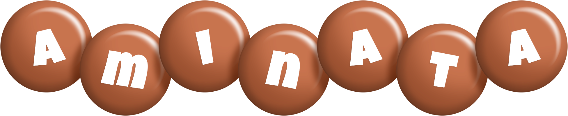 Aminata candy-brown logo