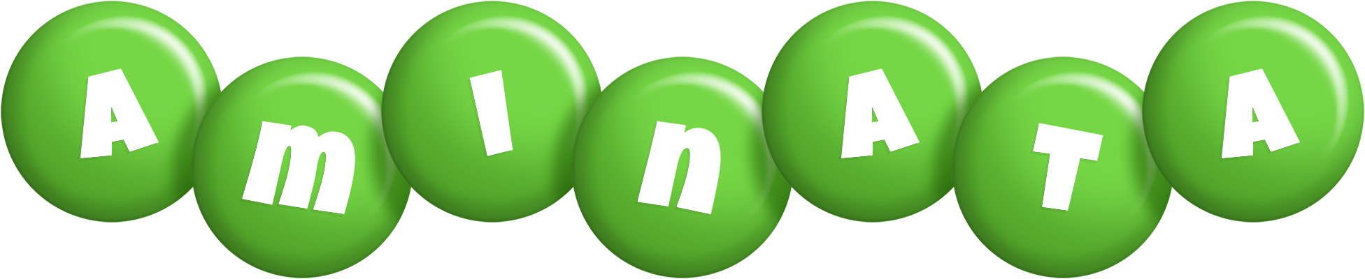 Aminata candy-green logo