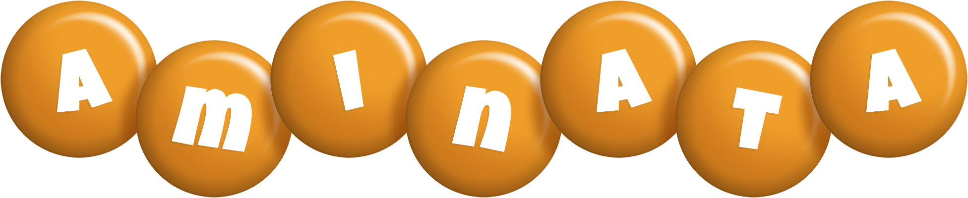 Aminata candy-orange logo