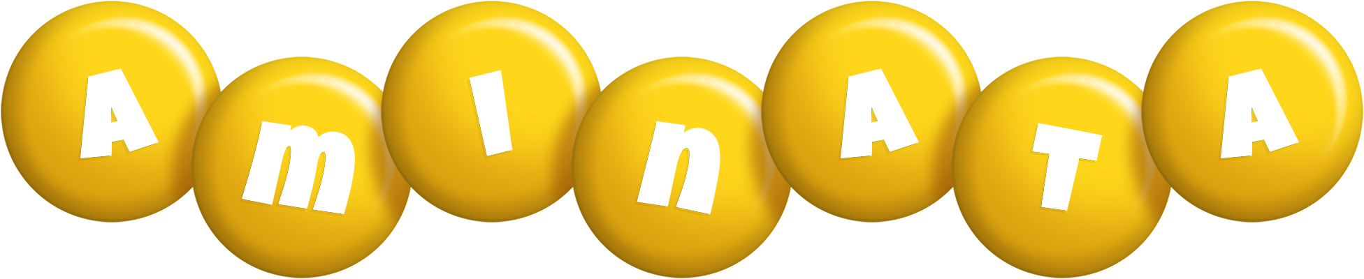 Aminata candy-yellow logo