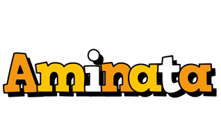 Aminata cartoon logo