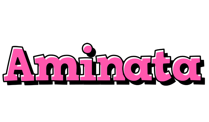 Aminata girlish logo