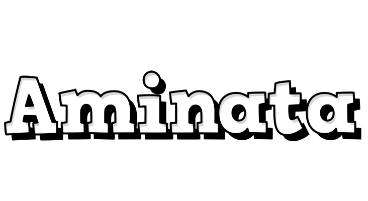 Aminata snowing logo