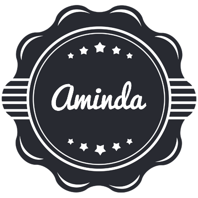 Aminda badge logo