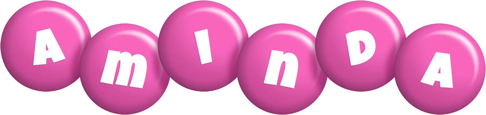 Aminda candy-pink logo