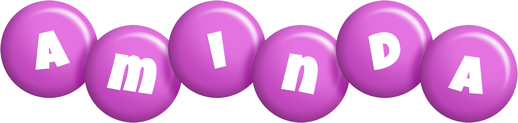 Aminda candy-purple logo
