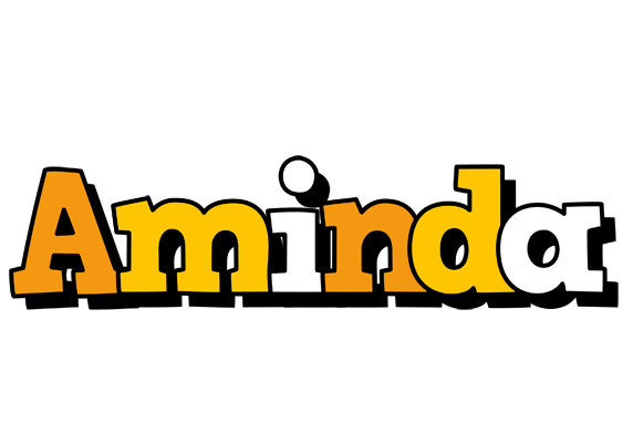 Aminda cartoon logo