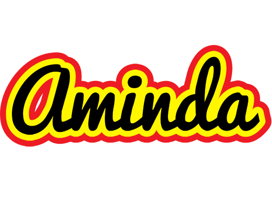 Aminda flaming logo