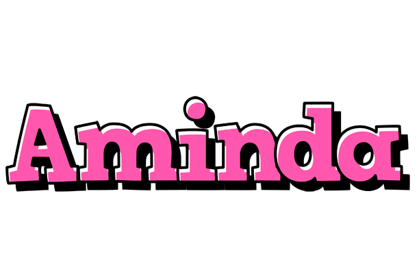 Aminda girlish logo
