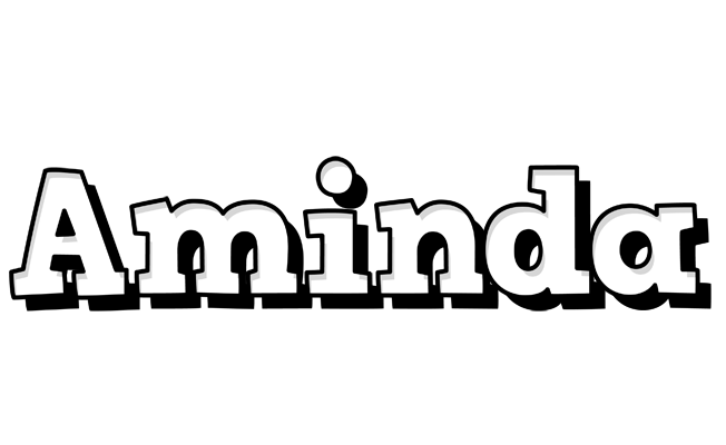 Aminda snowing logo