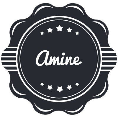 Amine badge logo