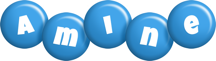 Amine candy-blue logo