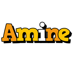 Amine cartoon logo