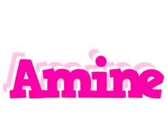 Amine dancing logo