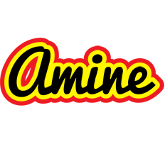 Amine flaming logo