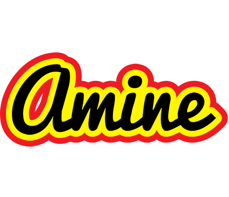 Amine flaming logo