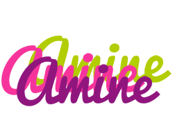 Amine flowers logo