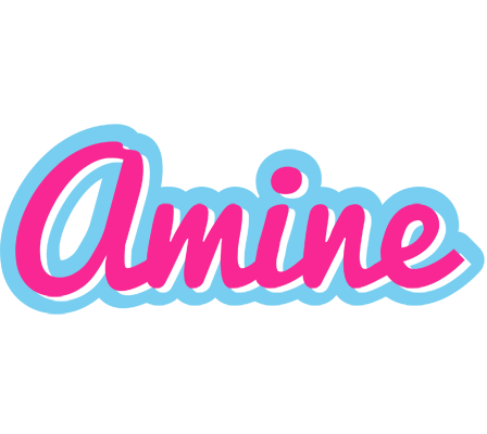 Amine popstar logo