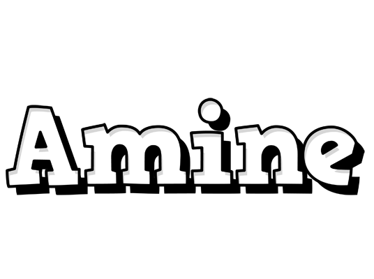 Amine snowing logo