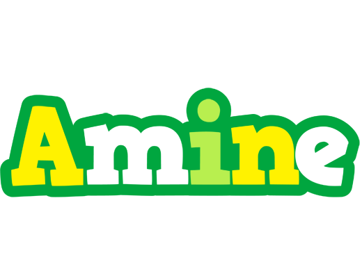 Amine soccer logo