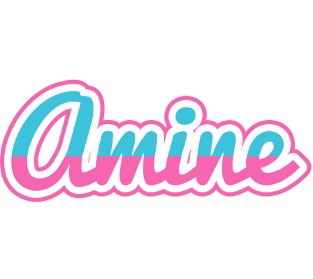 Amine woman logo