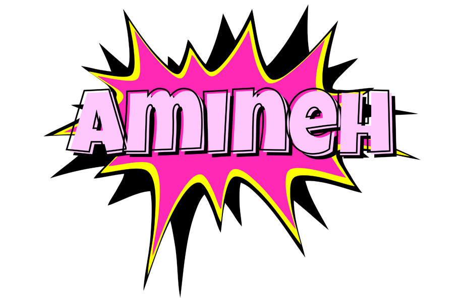 Amineh badabing logo
