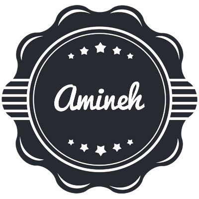 Amineh badge logo