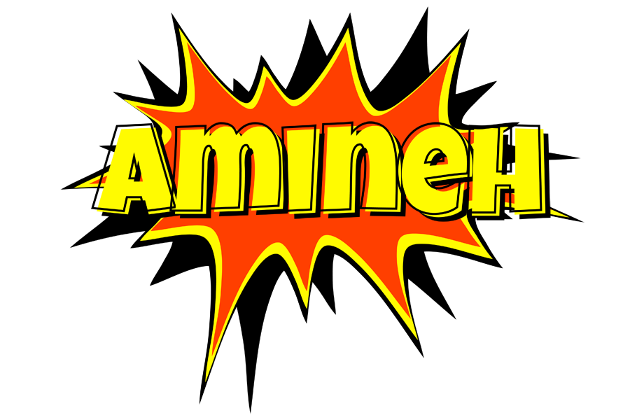 Amineh bazinga logo